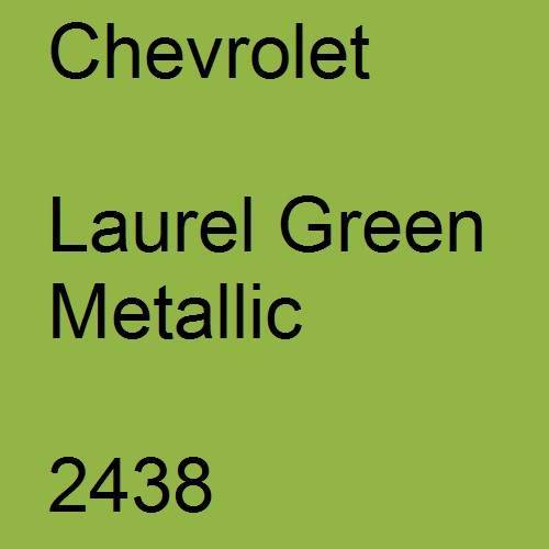 Chevrolet, Laurel Green Metallic, 2438.